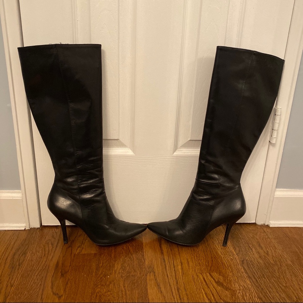 Vince Camuto Collection Black Heeled Boots